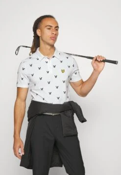 Lyle & Scott Eagle Print - Poloshirt - White -Lyle & Scott Verkoop d9996fc46def4d51b59b7db680ba182f