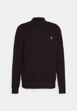 Lyle & Scott Mouline Roll Neck Jumper - Trui - Beetroot/Jet Black 8 Lyle & Scott Mouline Roll Neck Jumper - Trui - Beetroot/Jet Black -Lyle & Scott Verkoop dbc7aa174c0b485face4bbb1e12a2d46