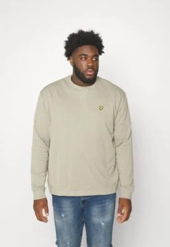 Lyle & Scott Crew Neck - Sweater - Khaki Smoke