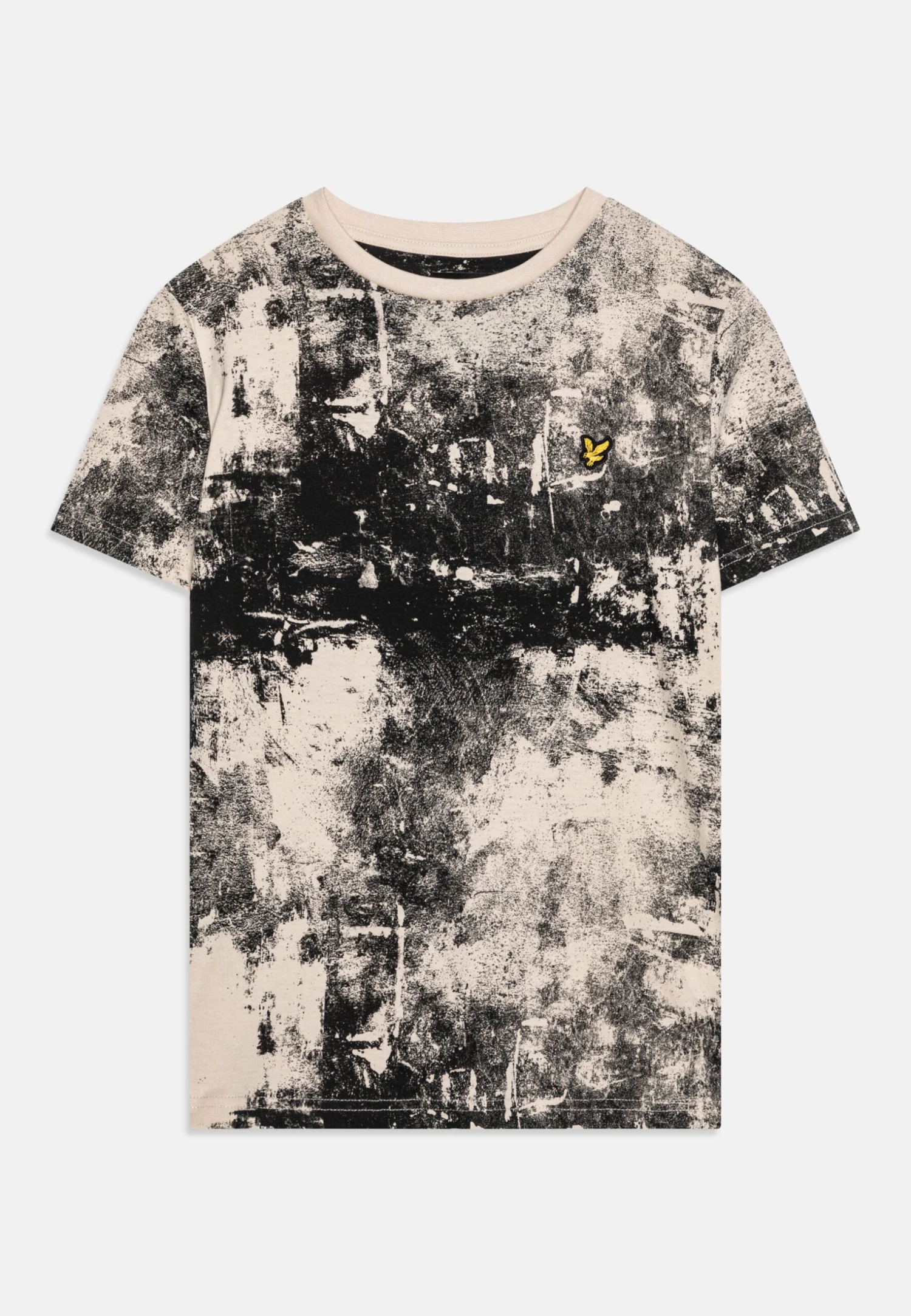 Lyle & Scott Erosion Print - T-Shirt Print - Black 1 Lyle & Scott Erosion Print - T-Shirt Print - Black