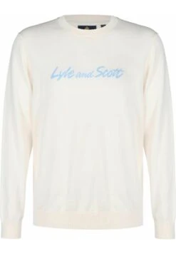 Lyle & Scott Intarsia - Sweater - Vanilla Ice