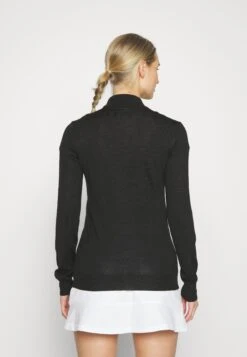 Lyle & Scott The Kerry Zip Pullover - Trui - Jet Black -Lyle & Scott Verkoop e8c795e797094f38b134c9339fb59f54