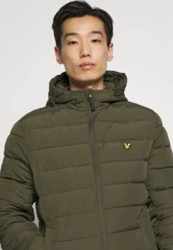 Lyle & Scott Lightweight Puffer Jacket - Jas - Olive -Lyle & Scott Verkoop eeb5c1aba9524c6d8d7649e5447aca65