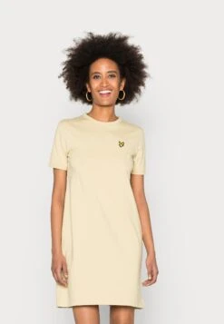 Lyle & Scott Dress - Jurk - Natural Green