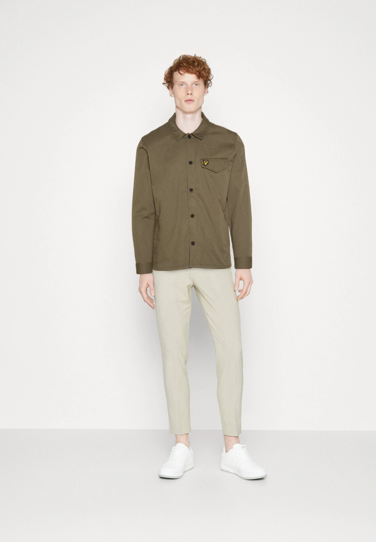 Lyle & Scott Pocketed - Lichte Jas - Journey Olive 2 Lyle & Scott Pocketed - Lichte Jas - Journey Olive - Afbeelding 2