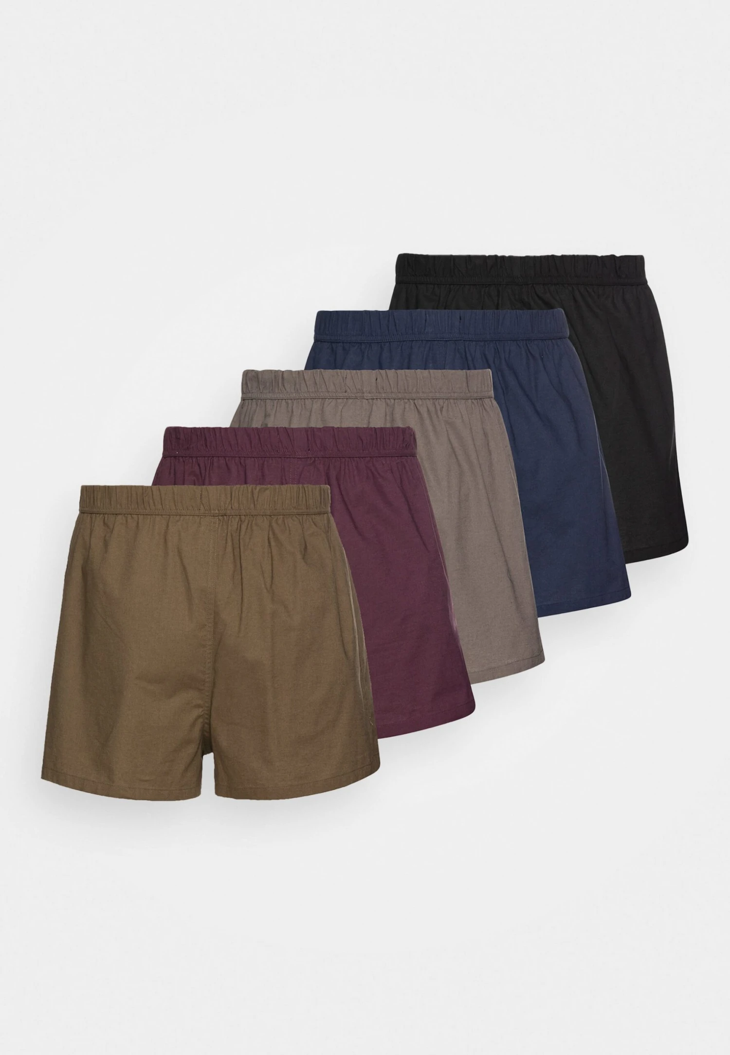Lyle & Scott Kian 5 Pack - Boxershort - Black/Dark Olive/Granite Gray/Wine Tasting/Peacoat 2 Lyle & Scott Kian 5 Pack - Boxershort - Black/Dark Olive/Granite Gray/Wine Tasting/Peacoat - Afbeelding 2