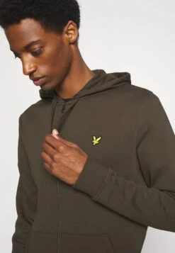 Lyle & Scott Zip Through Hoodie - Sweater Met Rits - Olive 10 Lyle & Scott Zip Through Hoodie - Sweater Met Rits - Olive -Lyle & Scott Verkoop f4f06eedce884e37aa9c1859377b163a