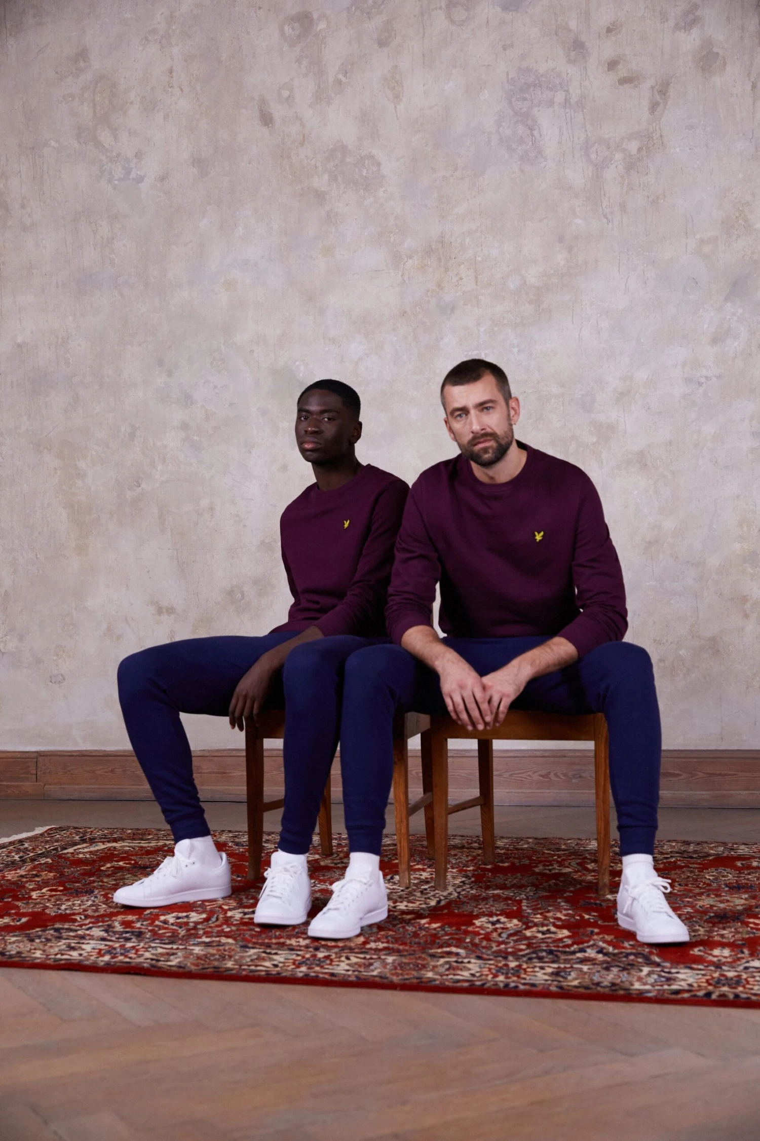 Lyle & Scott Crew Neck - Sweater - Burgundy 2 Lyle & Scott Crew Neck - Sweater - Burgundy - Afbeelding 2