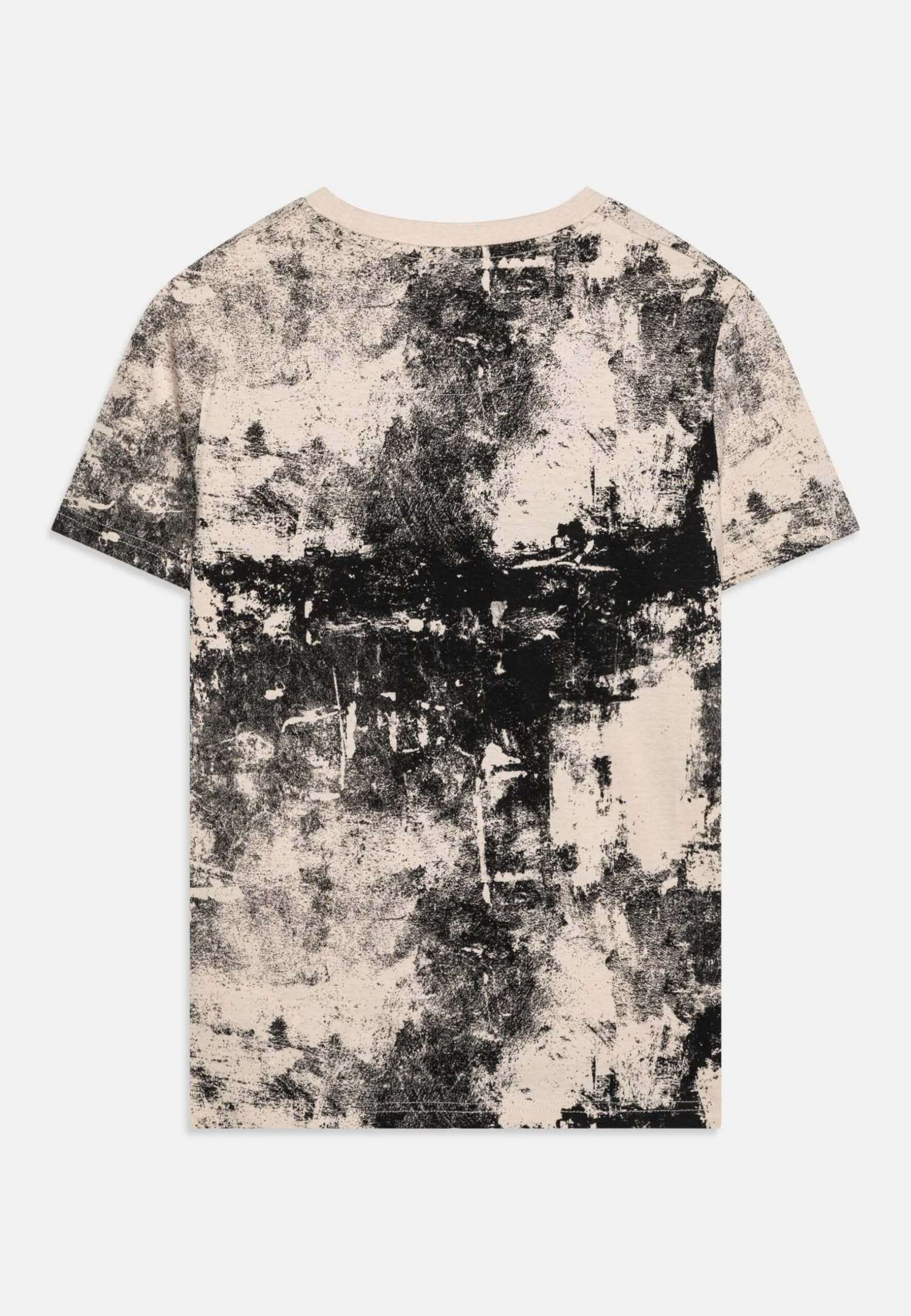 Lyle & Scott Erosion Print - T-Shirt Print - Black 2 Lyle & Scott Erosion Print - T-Shirt Print - Black - Afbeelding 2