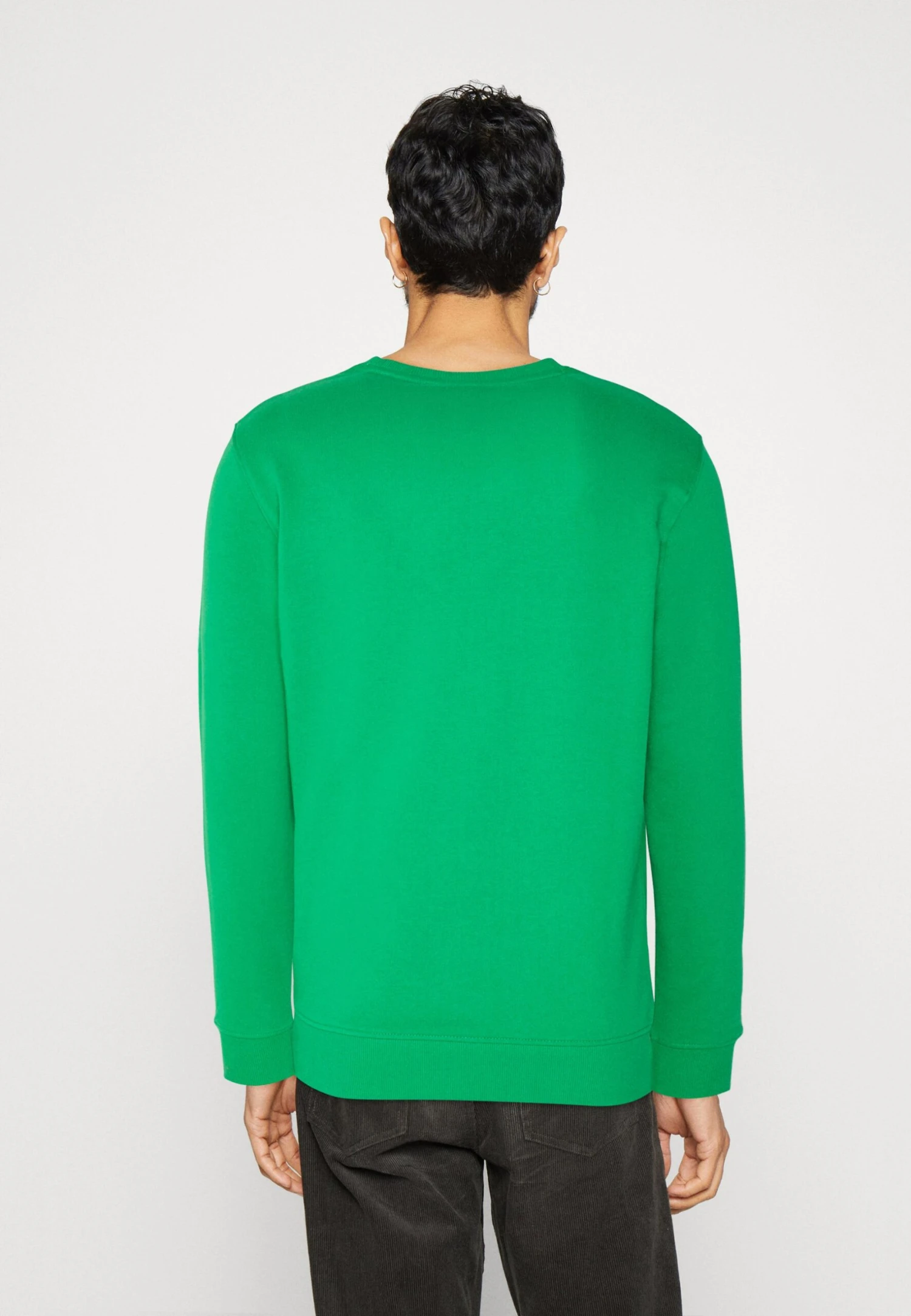 Lyle & Scott Crew Neck - Sweater - Grid Green 3 Lyle & Scott Crew Neck - Sweater - Grid Green - Afbeelding 3
