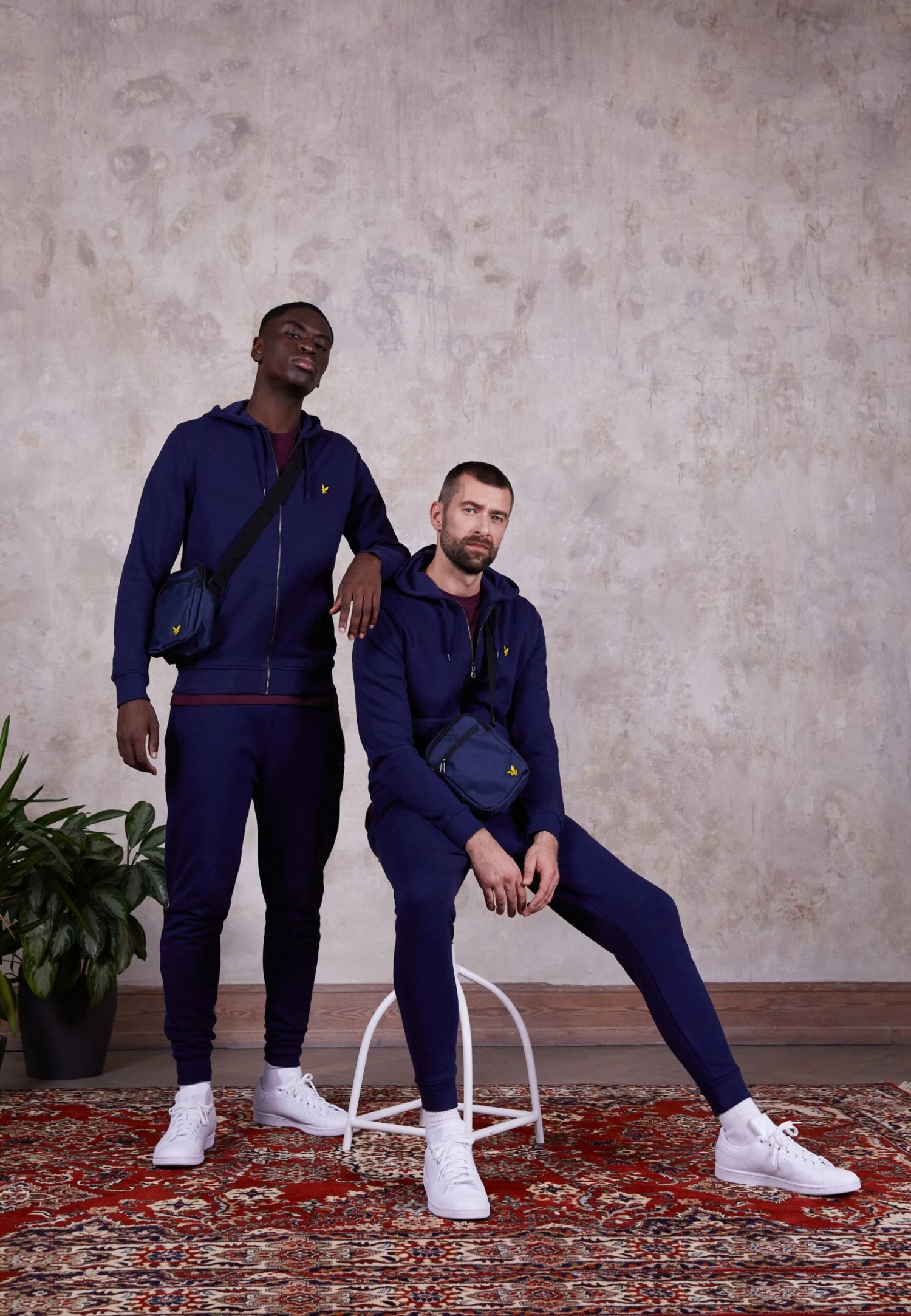 Lyle & Scott Zip Through Hoodie - Sweater Met Rits - Navy 2 Lyle & Scott Zip Through Hoodie - Sweater Met Rits - Navy - Afbeelding 2