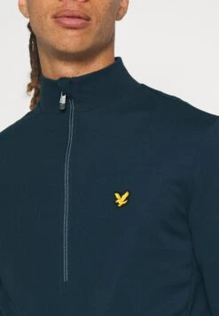 Lyle & Scott Windshield Zip Midlayer - Trui - Light Navy -Lyle & Scott Verkoop fa329dcc51d6417da54c7db334c71c41