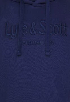 Lyle & Scott Overhead Hoodie - Sweater - Navy -Lyle & Scott Verkoop fd268aced26145c7a9137ddf34babf0a